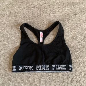 pink victoria secret sportbra